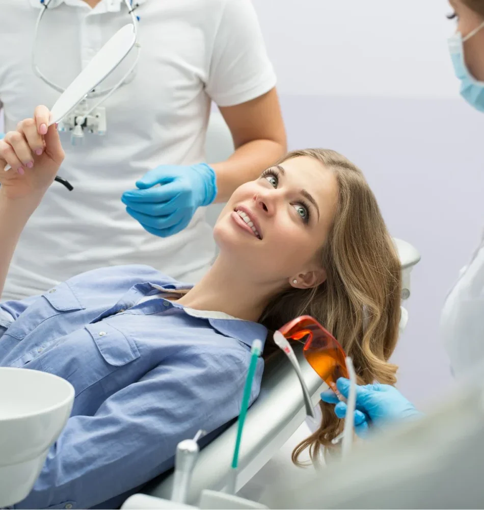 Calm Patient In Dental Chair