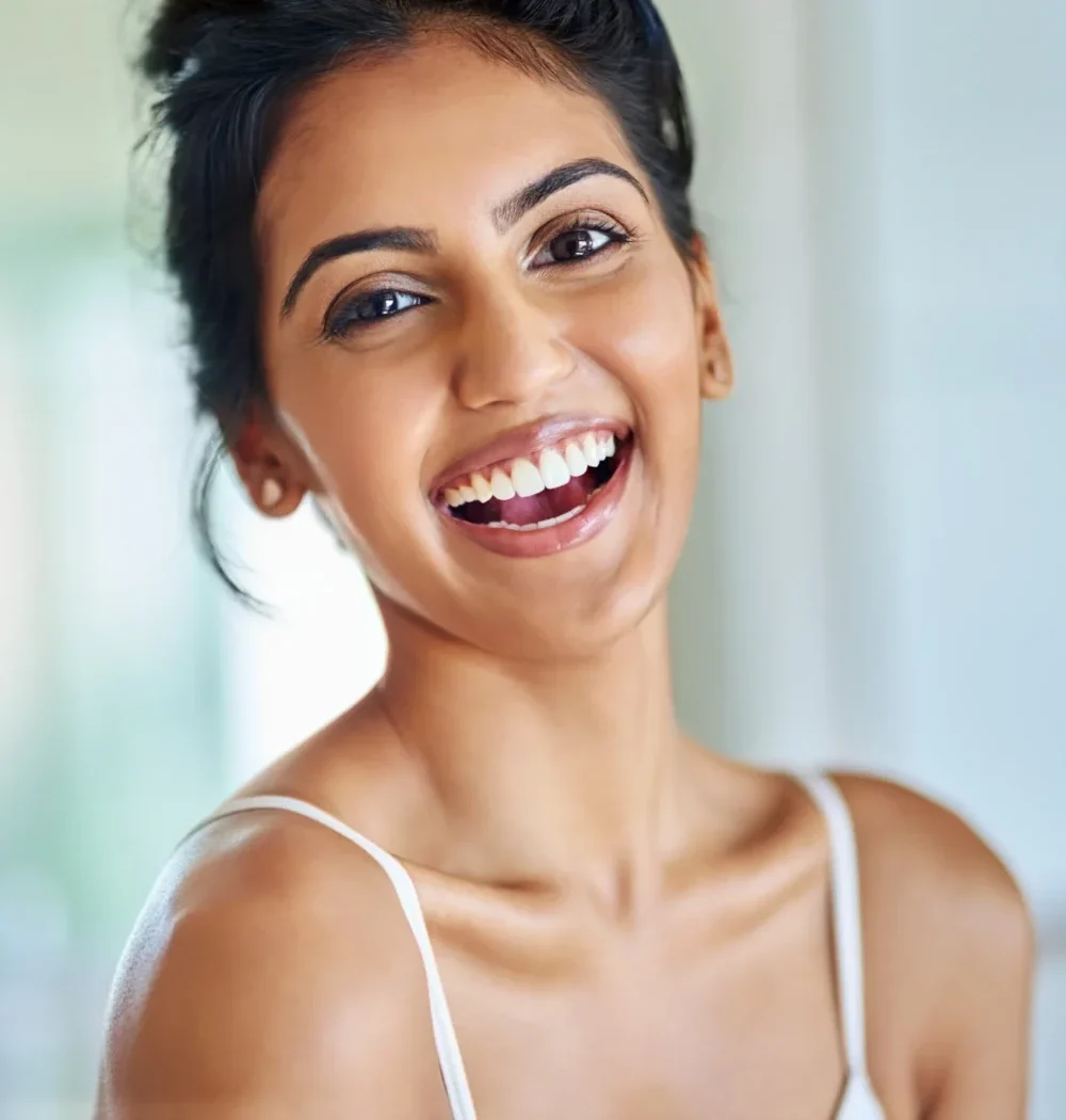 Woman Smiling With Beautiful Teeth