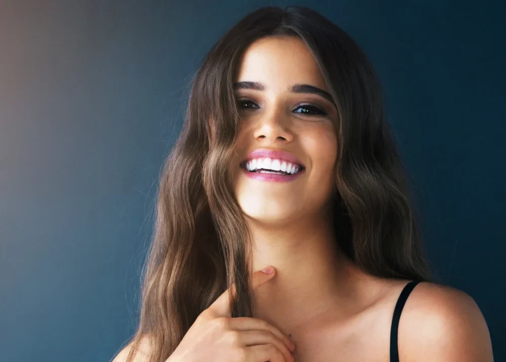 Woman Smiling With Beautiful White Teeth