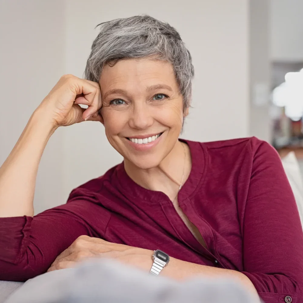 Woman Smiling With Nice Teeth
