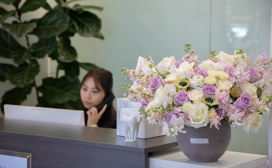 Front Desk Flowers